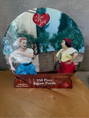 Vtg I Love Lucy Puzzle Fun Grape Stomping s #I50  550 Pieces USAopoly